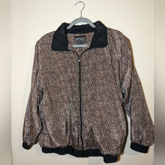 PTNY Vintage 90's/Y2K windbreaker giraffe print - Picture 6 of 14